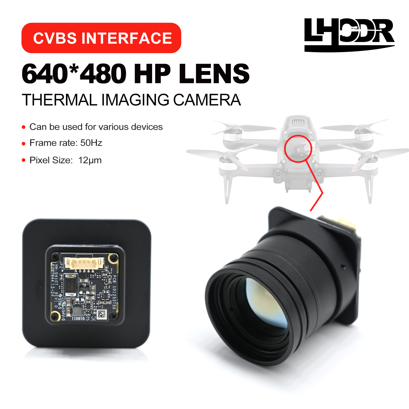 30mm 640x480 pix Drone thermal - Drone Camera Lens recensie en prijs