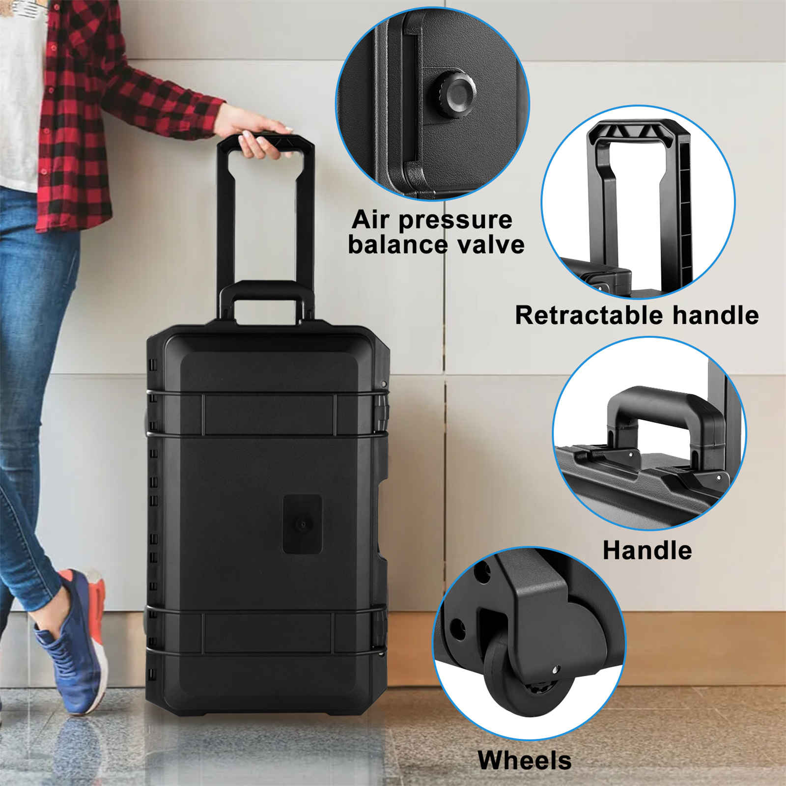 Rolling Camera Case, Portable  - Drone Camera Case recensie en prijs