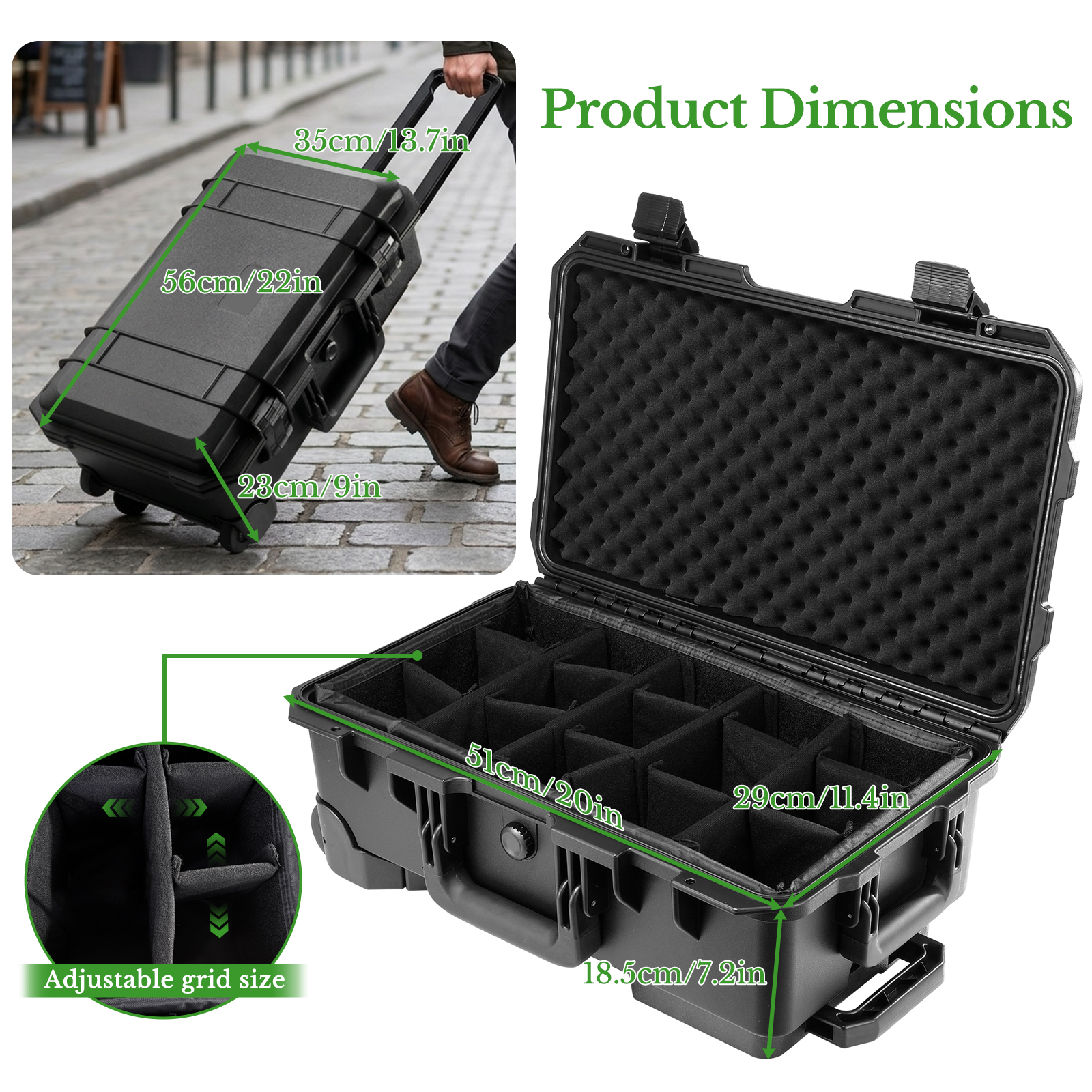 Professional Large Hard Rollin - Drone Camera Waterproof recensie en prijs