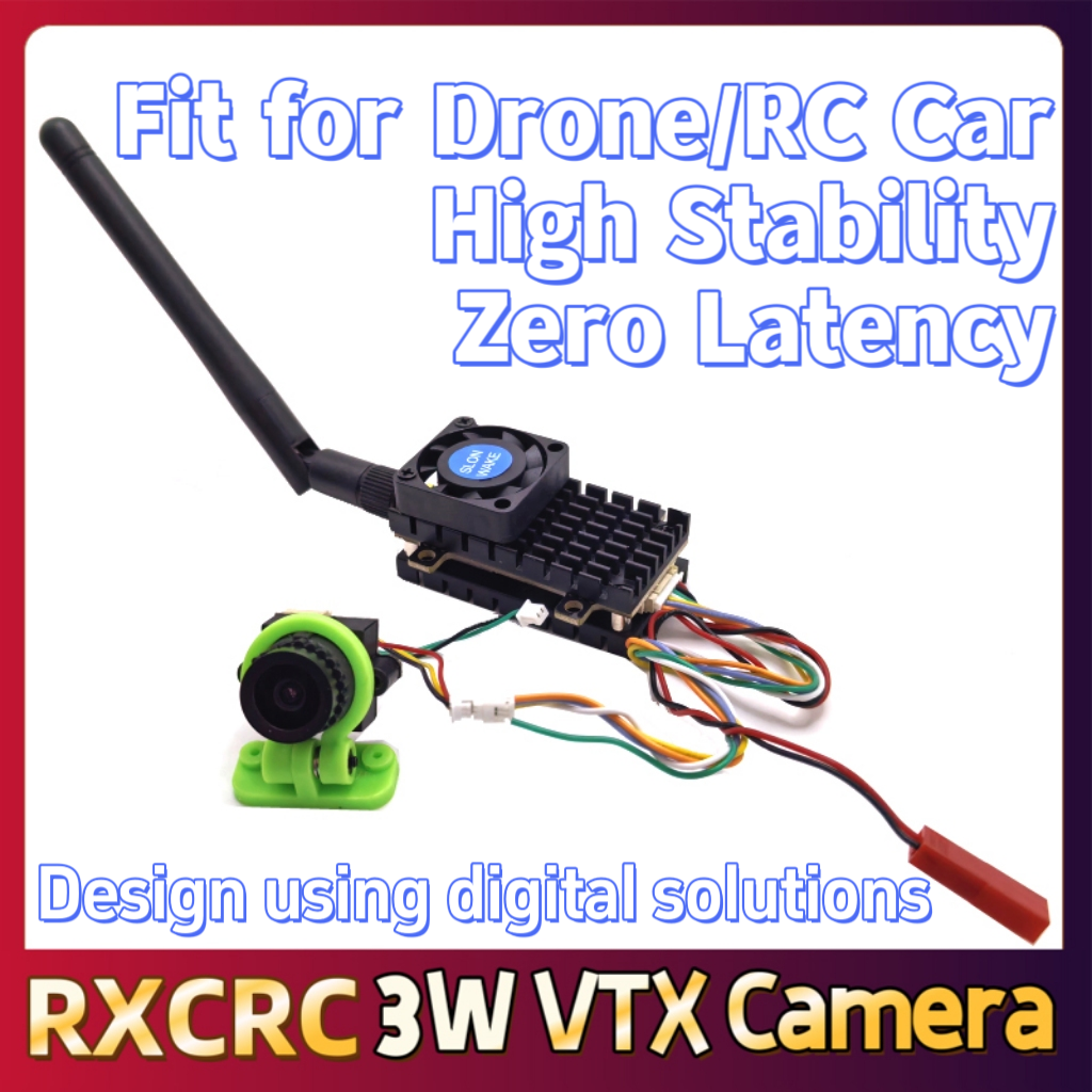 RXCRC 5.8G 3W Video VTX transm - Drone Camera Lens recensie en prijs