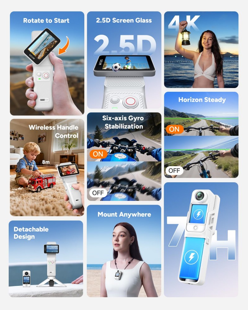 SJCAM New White C400 Pocket Ha - Drone Camera Action recensie en prijs
