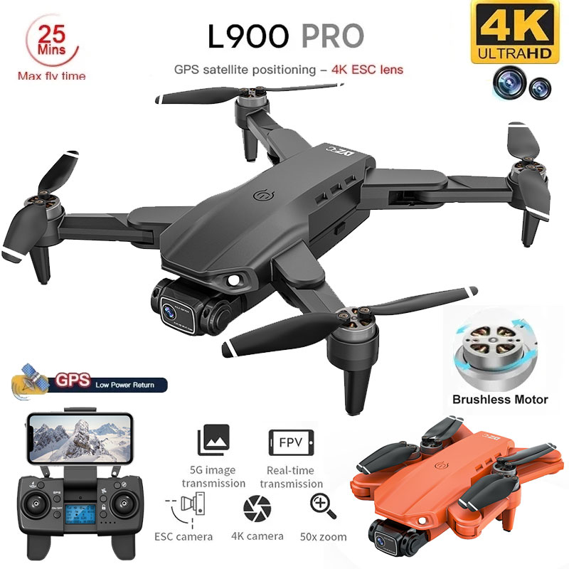 L900 Pro GPS Drone 4K Professi - Drone Camera Lens recensie en prijs