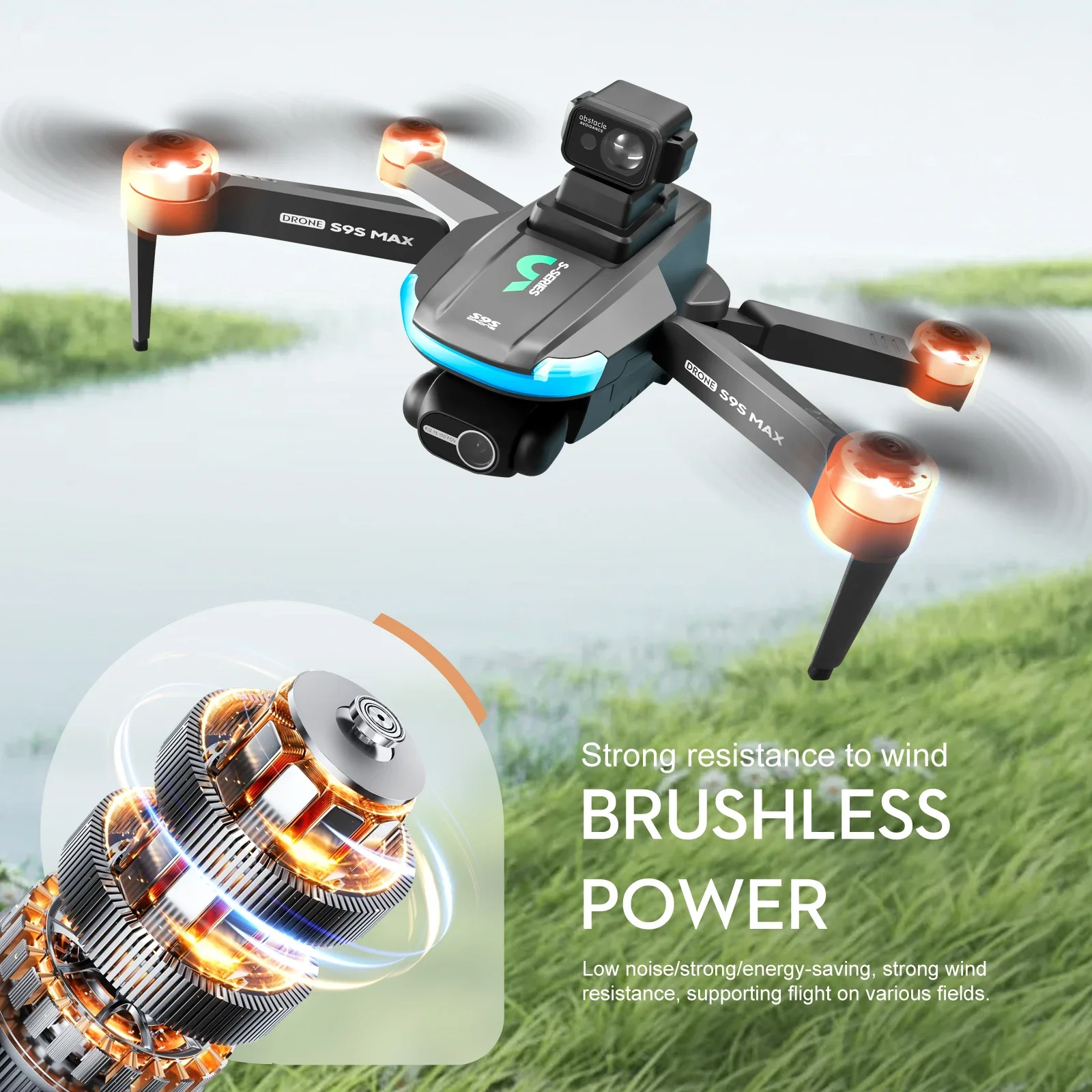 NEW S9S MAX MINI Drone 4K 2-Ax - Drone Camera With Gimbal recensie en prijs