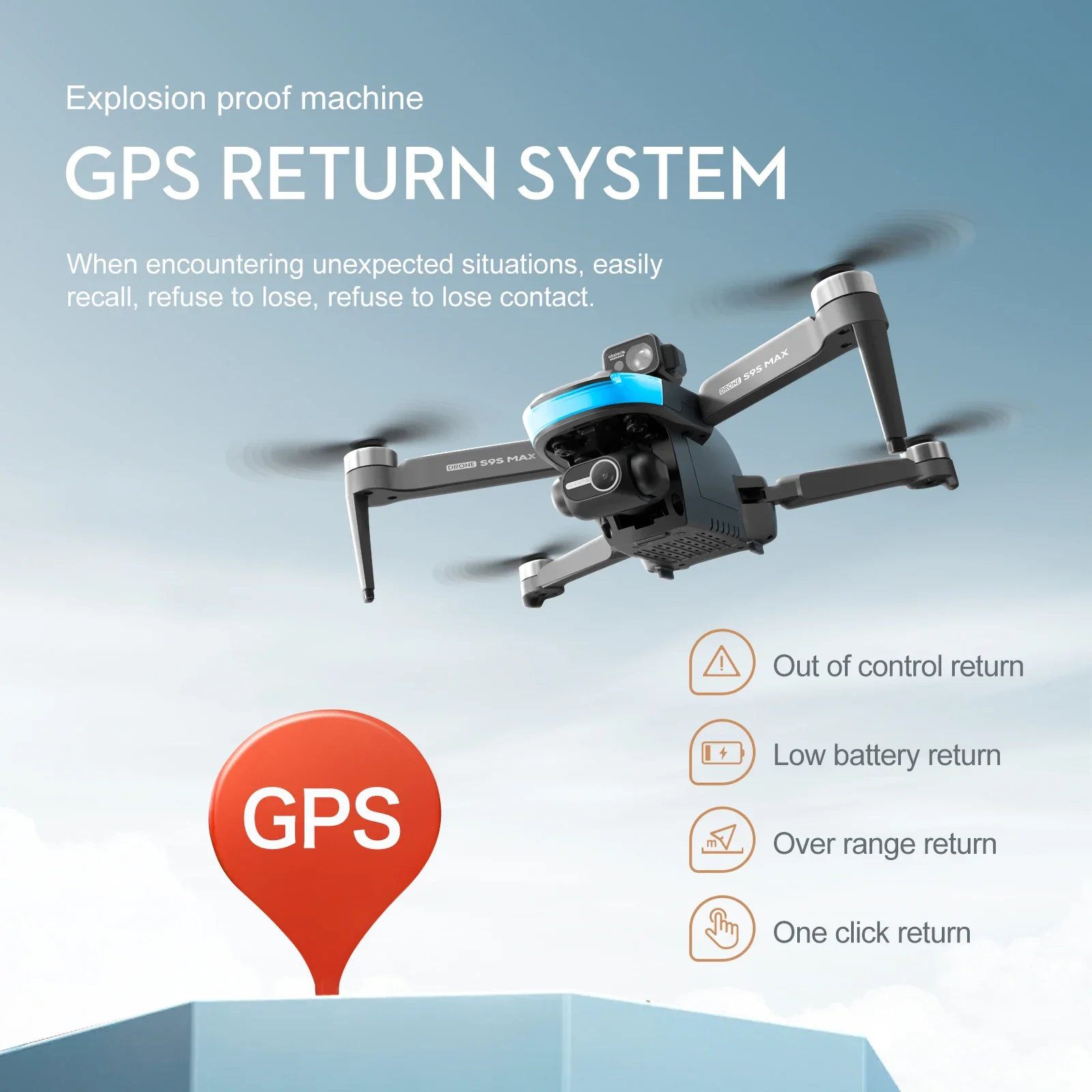 NEW S9S MAX MINI Drone 4K 2-Ax - Drone Camera With Gimbal recensie en prijs