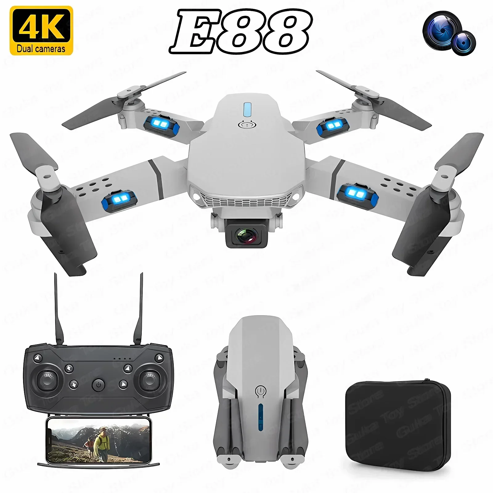 E88 Pro WIFI FPV Drone Wide An - Drone Camera 4K recensie en prijs