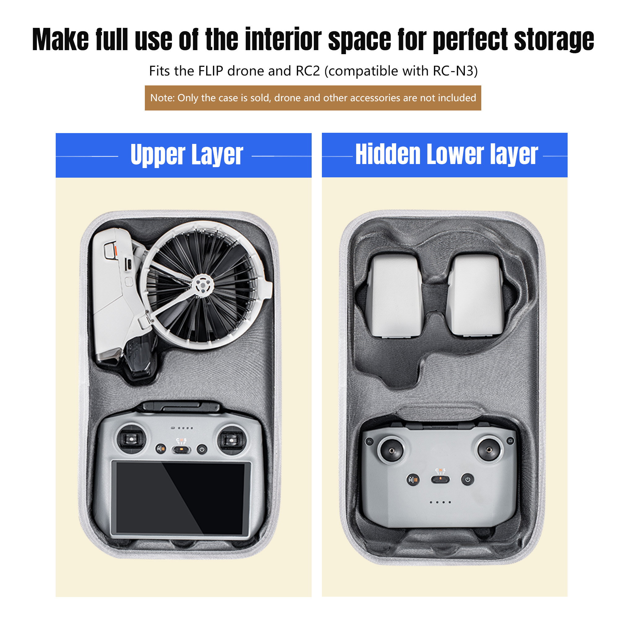 Carrying Case For DJI Flip All - Drone Camera Vlog recensie en prijs