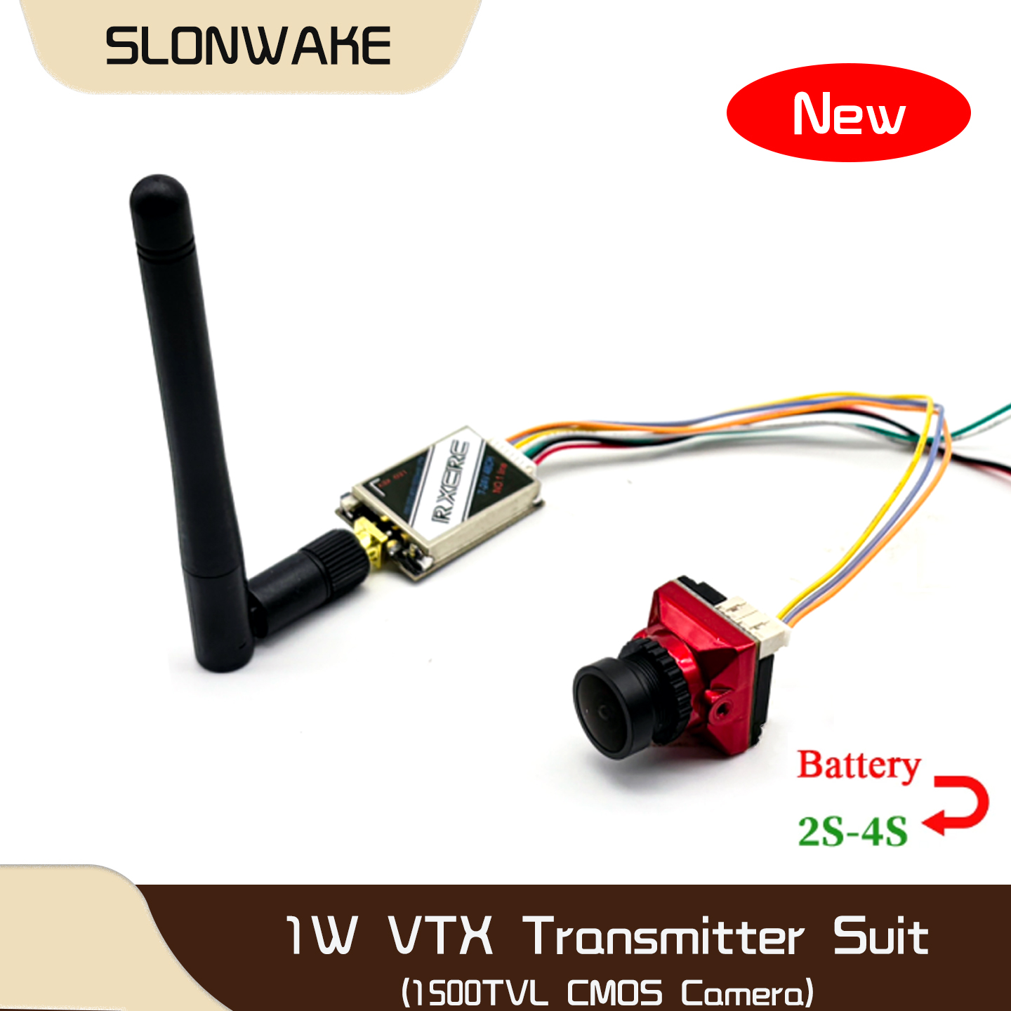 SLONWAKE  5.8G 48CH 1W VTX 100 - Drone Camera Lens recensie en prijs