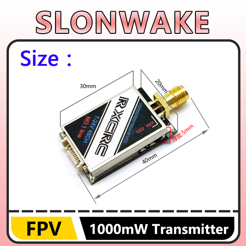 SLONWAKE  5.8G 48CH 1W VTX 100 - Drone Camera Lens recensie en prijs