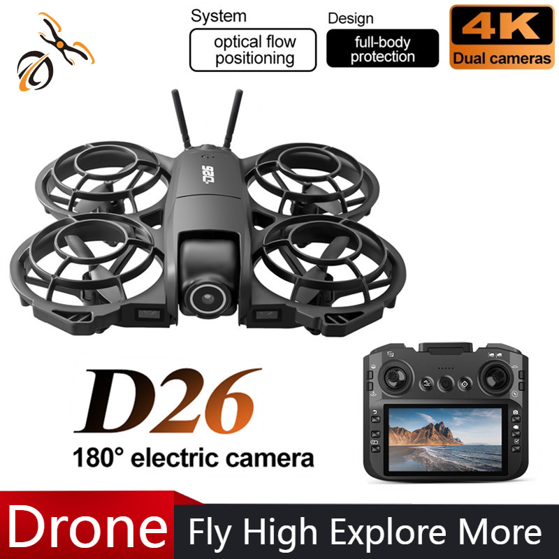D26 Drone 4K Aerial HD 180° Ca - Drone Camera With Gimbal recensie en prijs