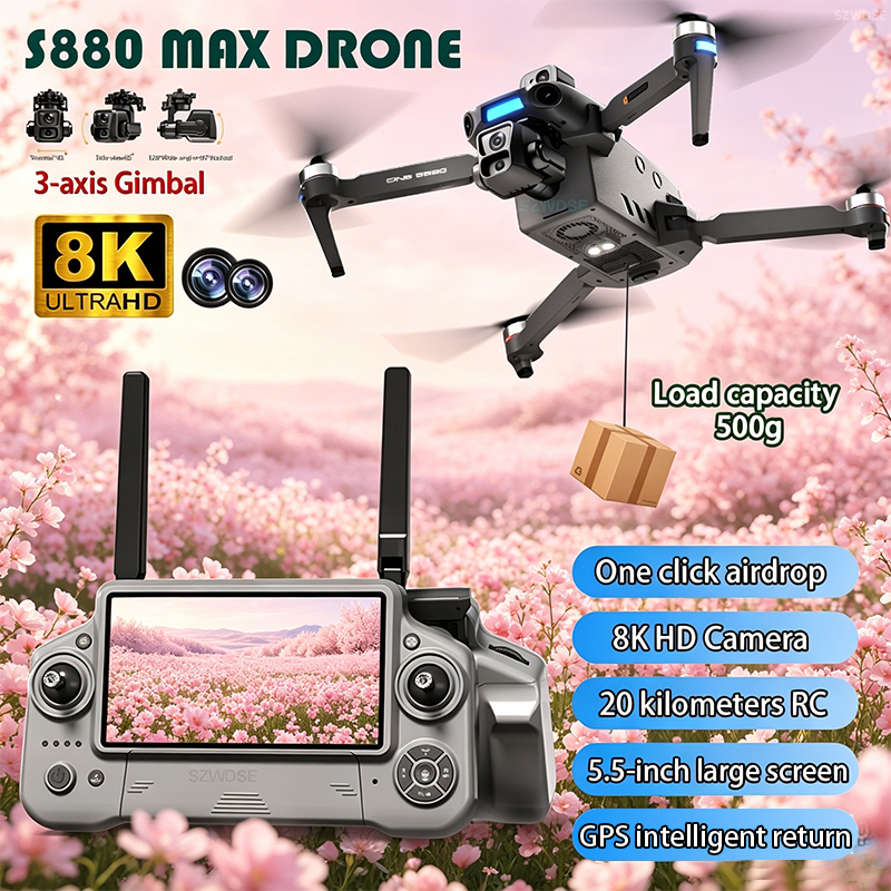 2026 New 8K Dual Camera Drone  - Drone Camera Lens recensie en prijs