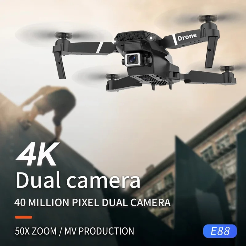 E88 ProIntelligent Folding Dro - Drone Camera Lens recensie en prijs