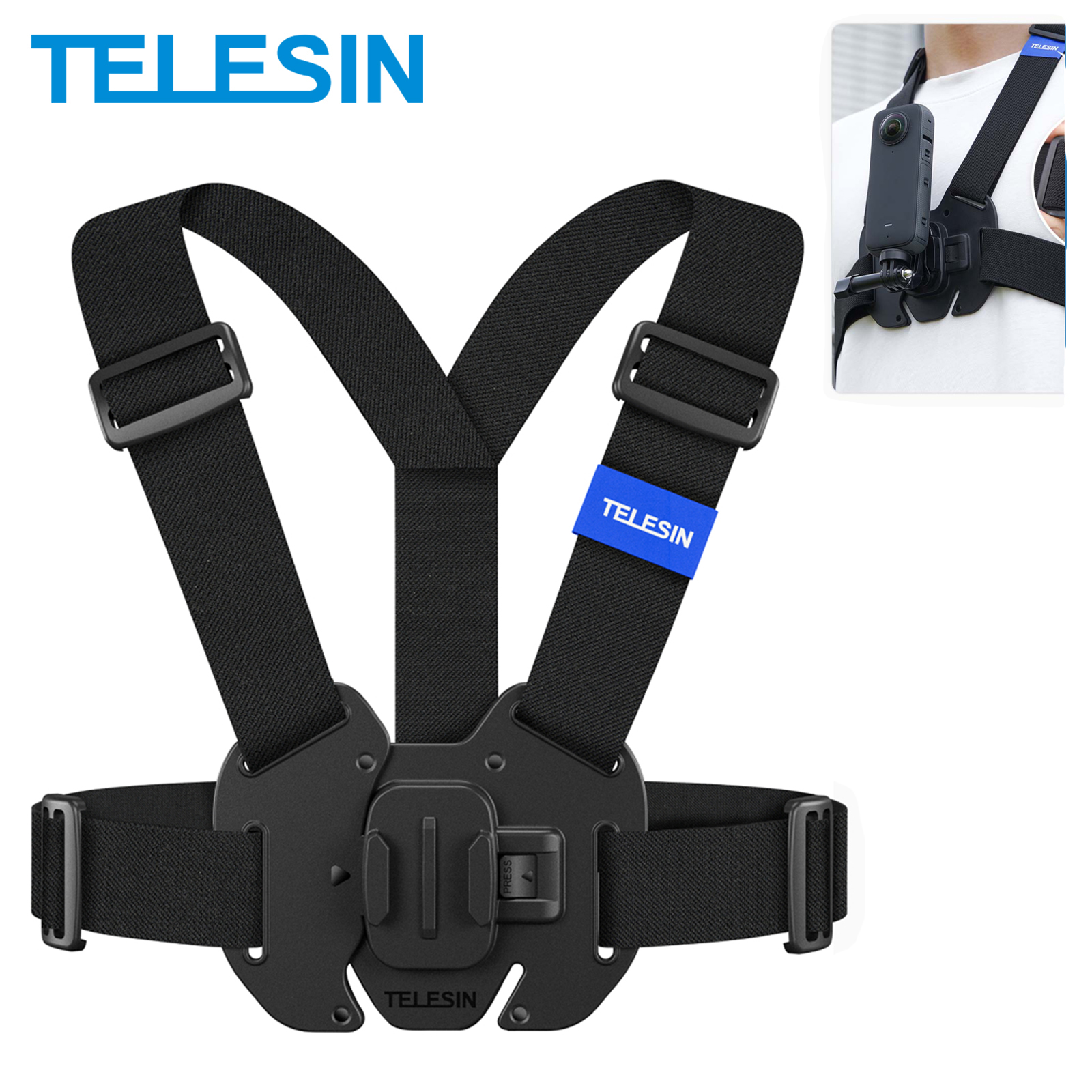 TELESIN Chest Strap Mount Wais - Drone Camera Action recensie en prijs