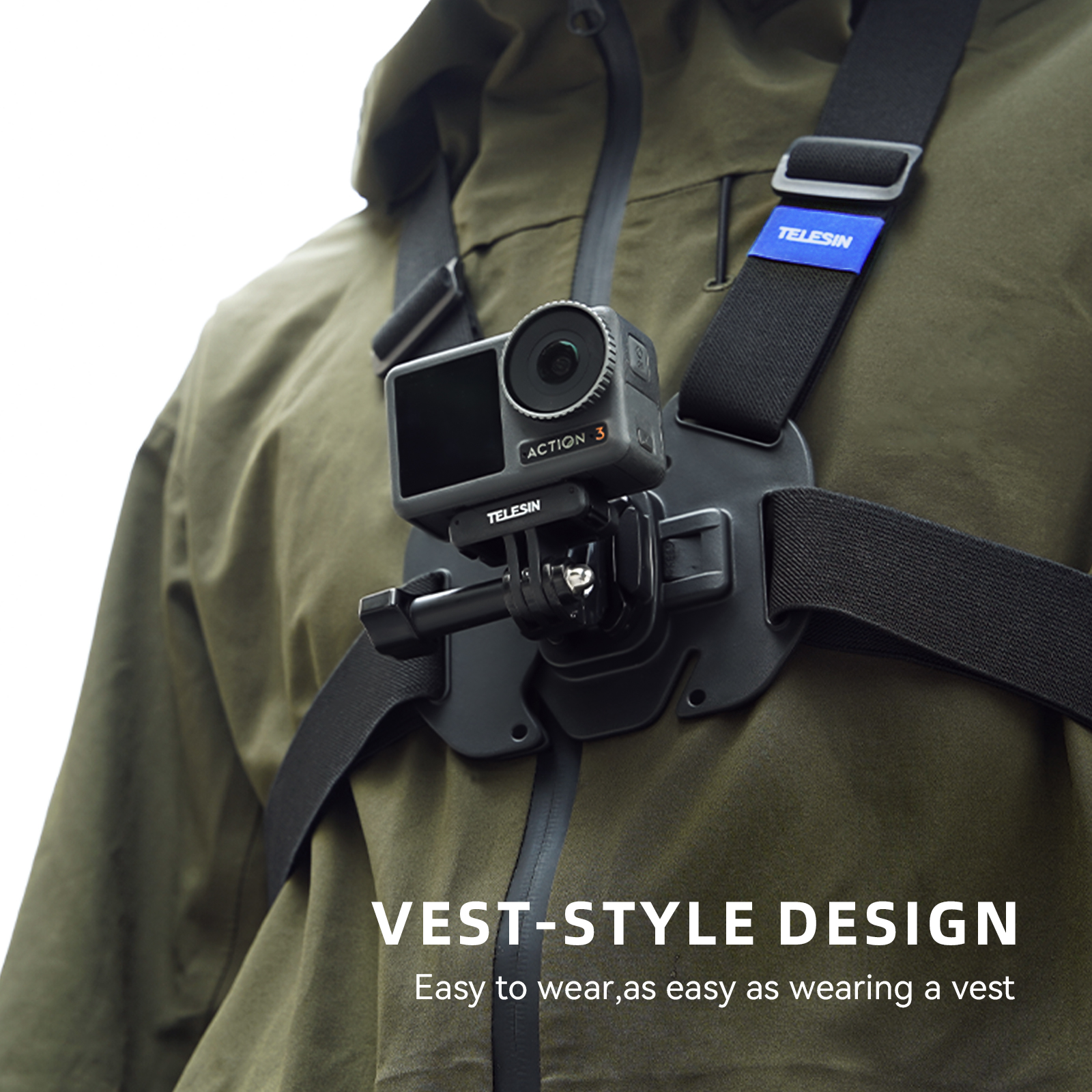 TELESIN Chest Strap Mount Wais - Drone Camera Action recensie en prijs