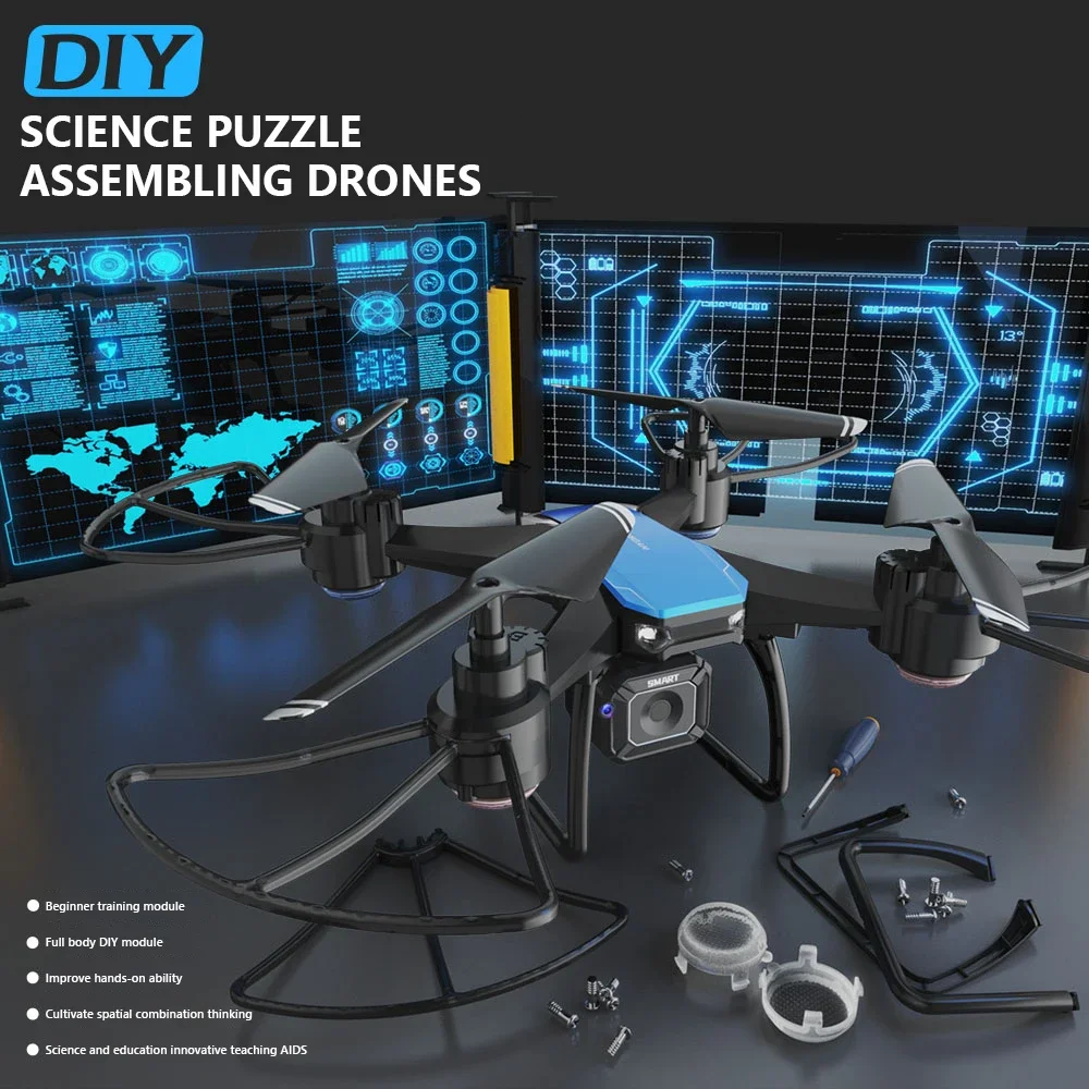 JJRC H108 DIY Teaching Assembl - Drone Camera 4K recensie en prijs