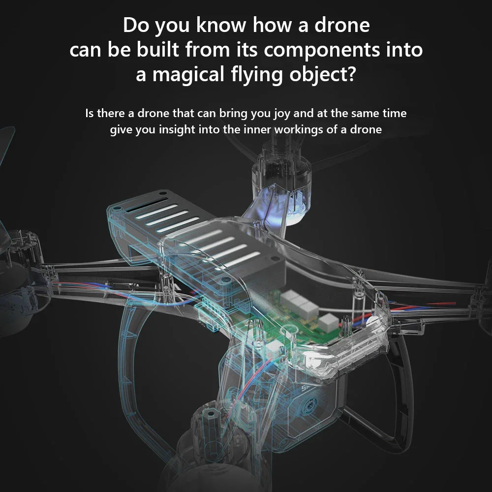 JJRC H108 DIY Teaching Assembl - Drone Camera 4K recensie en prijs