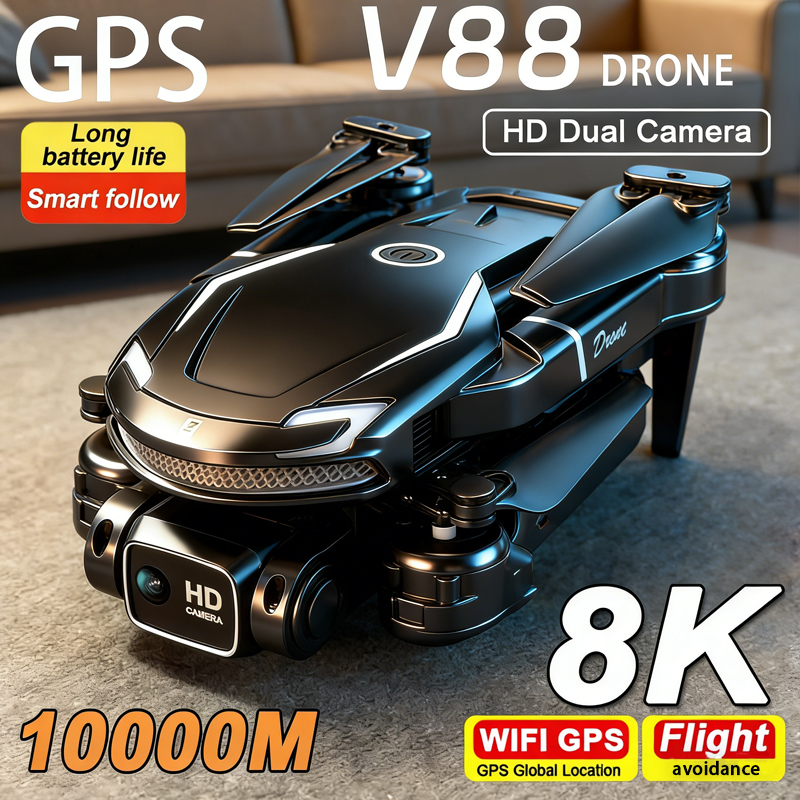 New Drone V88 pro RC Quadcopte - Drone Camera Wide Angle recensie en prijs