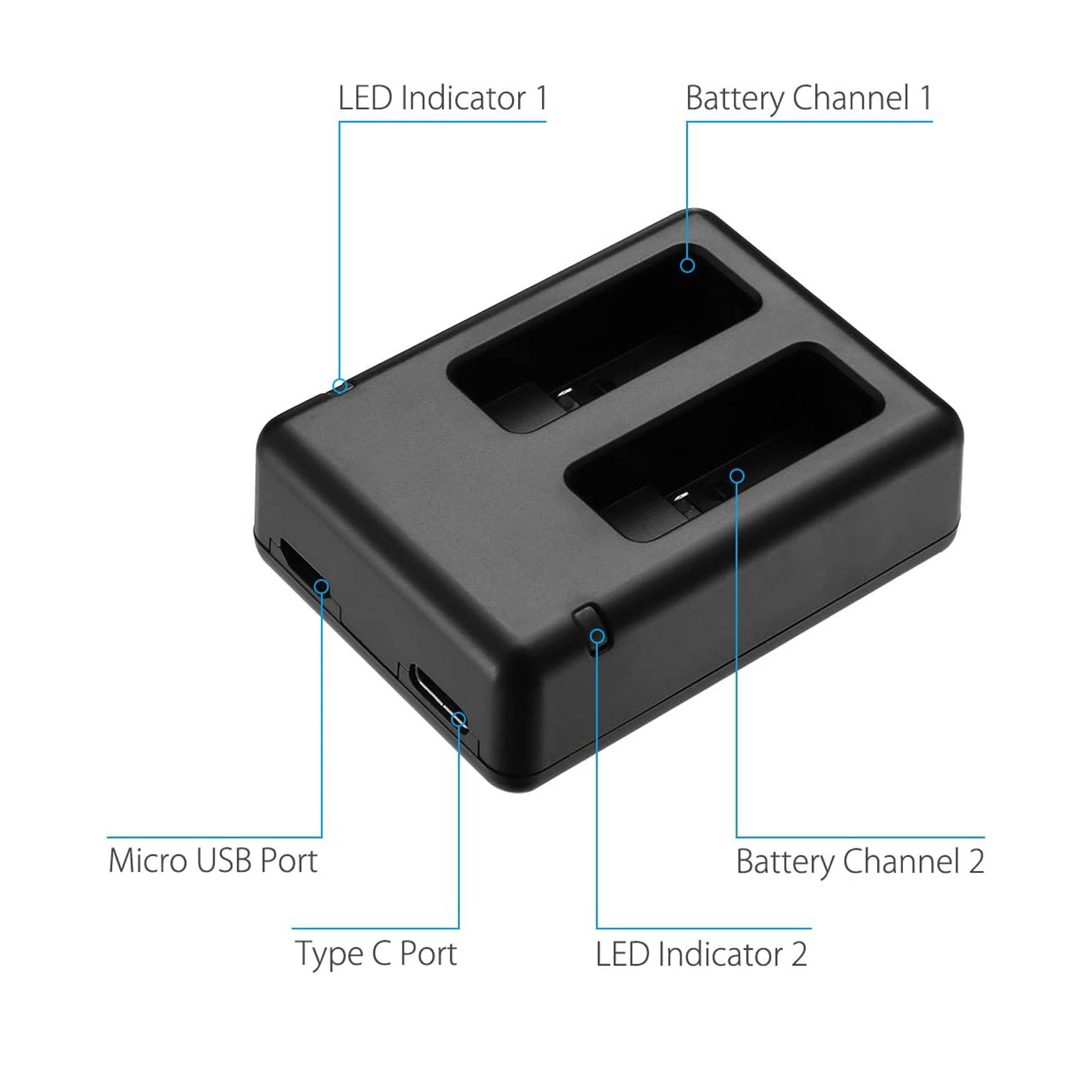 Suitable for GOPRO Hero 5 Char - Drone Camera Action recensie en prijs