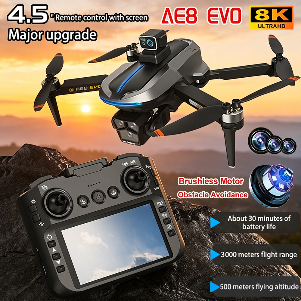 AE8 EVO Drone 4K Professional  - Drone Camera Night Vision recensie en prijs