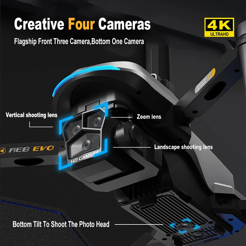 AE8 EVO Drone 4K Professional  - Drone Camera Night Vision recensie en prijs