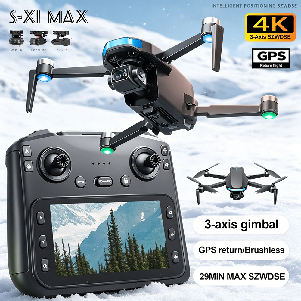 New S-X1 MAX Drone GPS 8K Prof - Drone Camera Professional recensie en prijs
