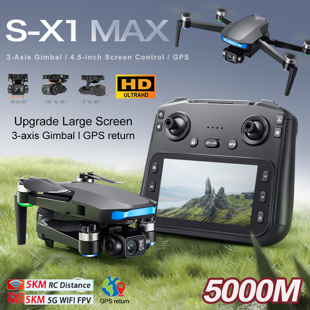 New S-X1 MAX Drone GPS 8K Prof - Drone Camera Professional recensie en prijs