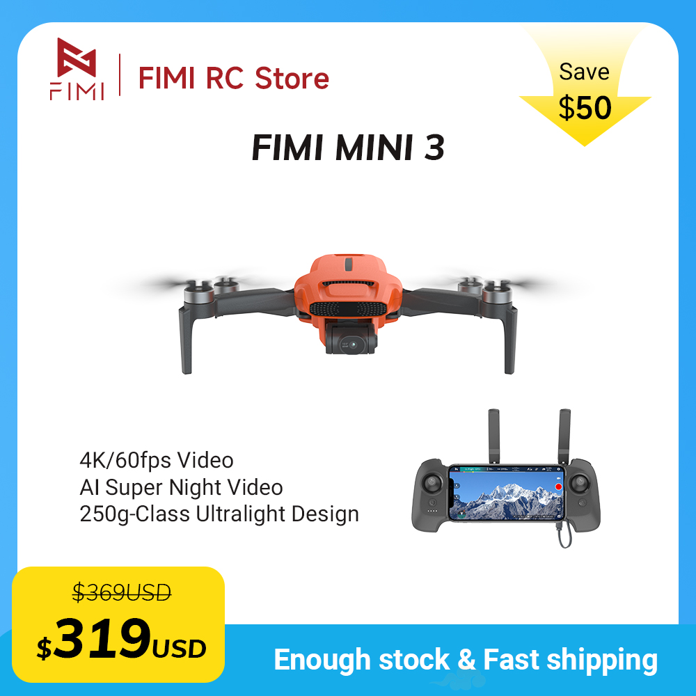 FIMI MINI 3 Camere drone 4K 60 - Drone Camera With Gimbal recensie en prijs