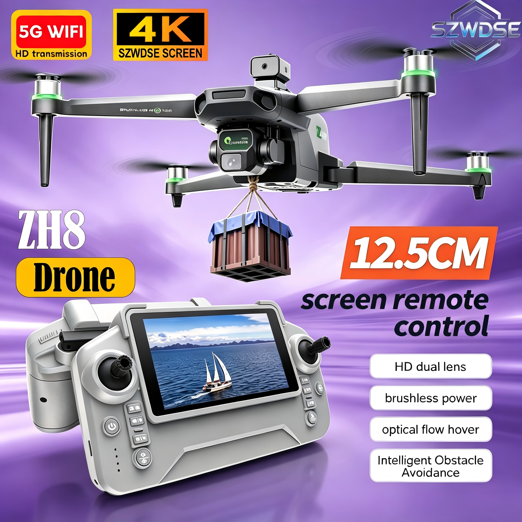 2026 New ZH8 Drone 4K Camera w - Drone Camera Night Vision recensie en prijs