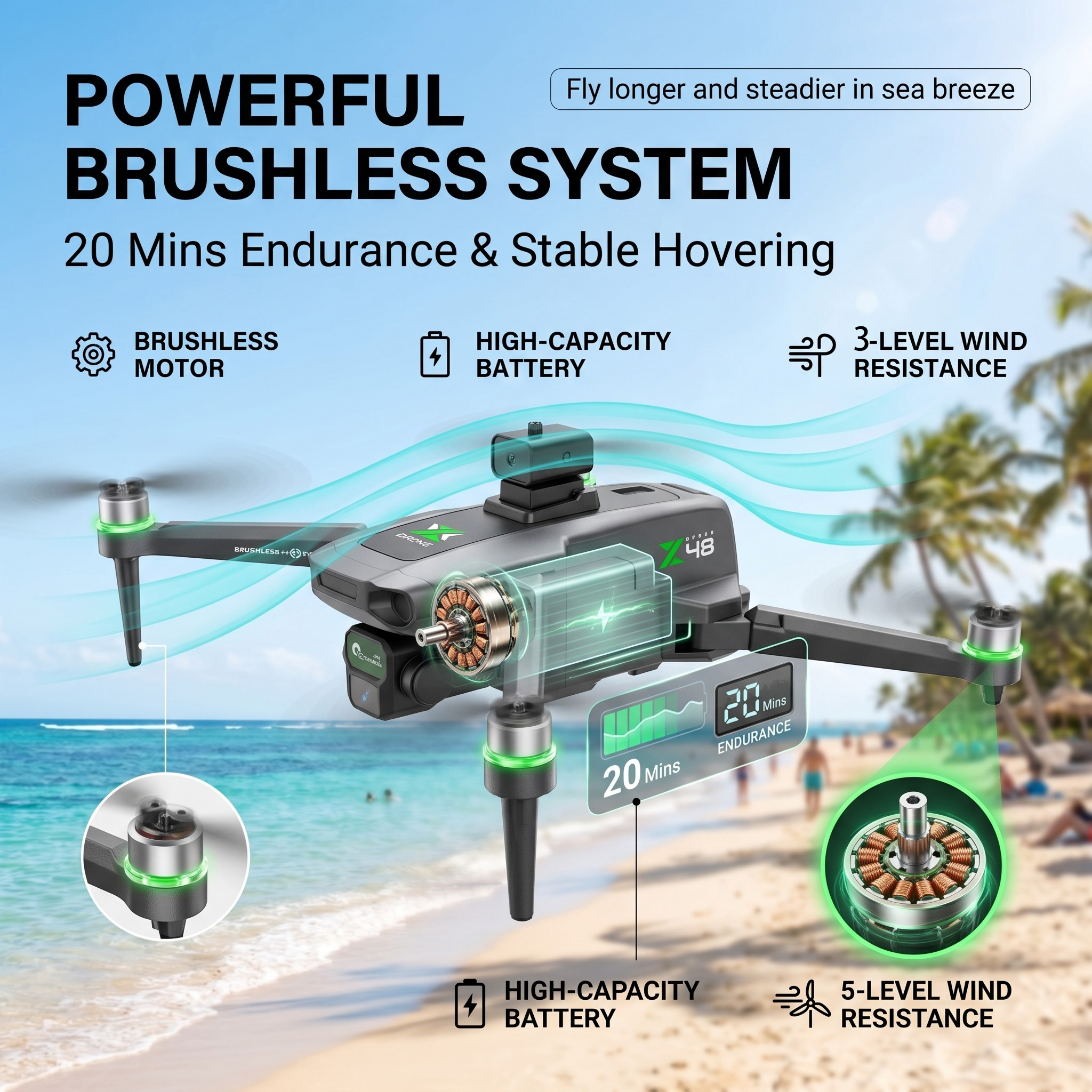 2026 New ZH8 Drone 4K Camera w - Drone Camera Night Vision recensie en prijs