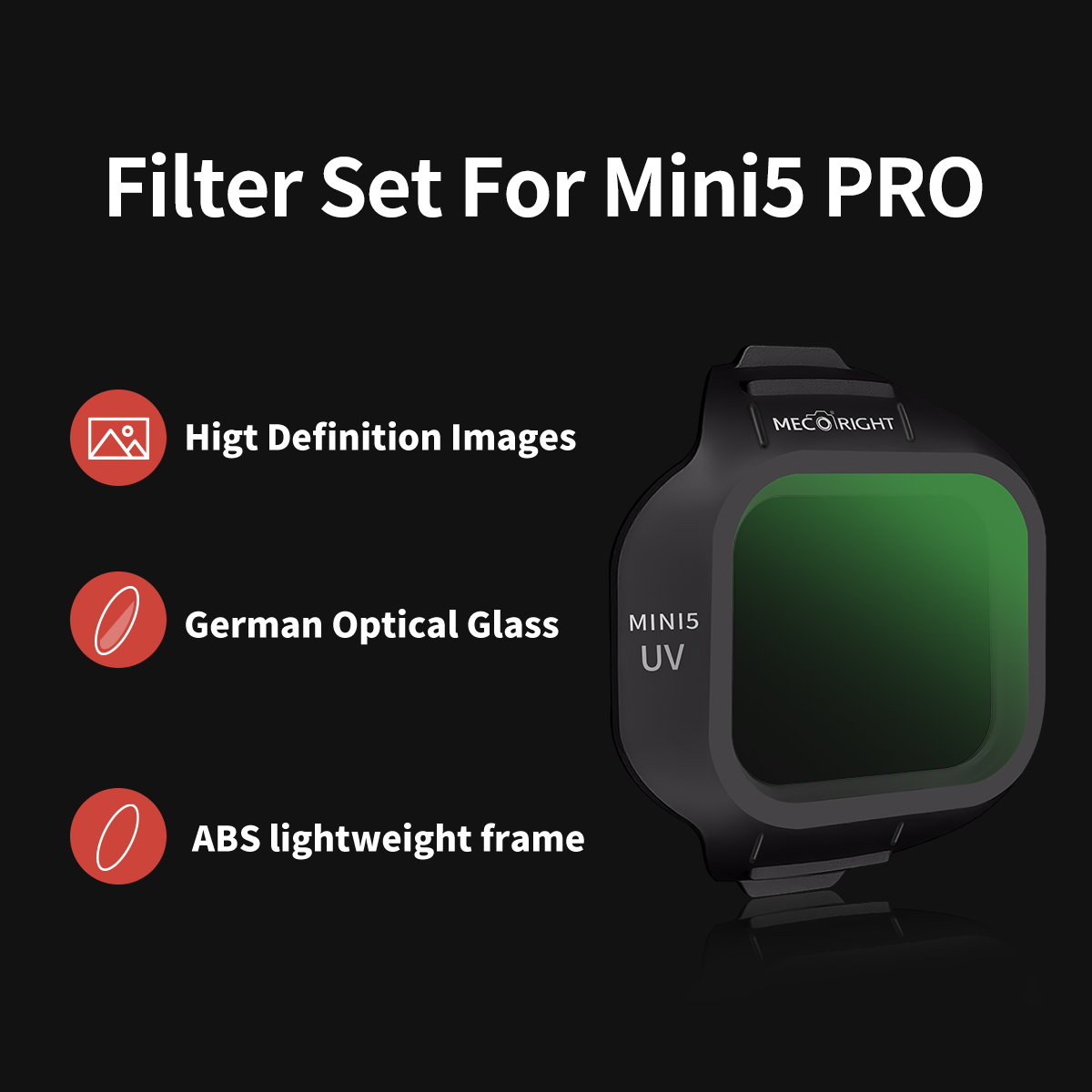Mecoright Applies DJI Mini5 Pr - Drone Camera Filter recensie en prijs